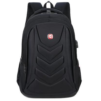 1pc Shell Business Backpack - Casual Computer And Travel Bag,  Ideal For School And Gifts