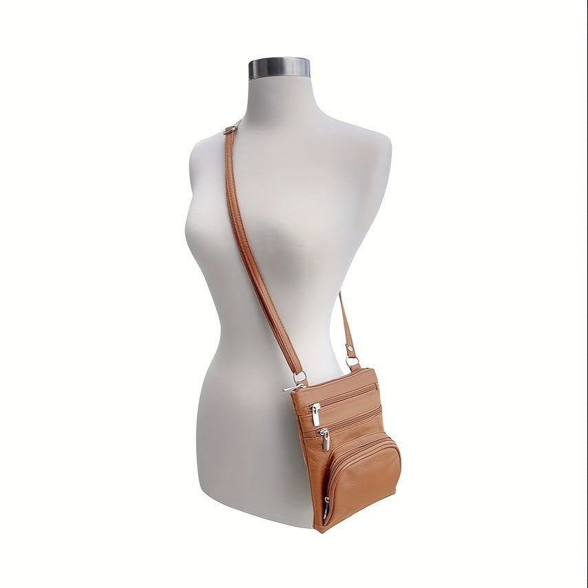 1PC Real Leather Shoulder Bag Handbag Purse Cross Body Organizer Smart Phone Pockets