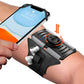 Running Armband 360°Rotatable for iPhone 15/14/13/Pro Max/Pro/Mini/12/11/SE/Xs/XR/X/8/7/Plus, Fits All 4-6.7 Inch Smartphones, with Key Holder Phone Armband for Running Hiking Biking (Black)