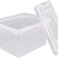 (1 Pack) - OD Letter and Legal Plastic File Tote With Snap Lid And Built In Handles 18 in x 14.25 In x 10.87 In, Clear