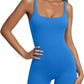 Womens Jumpsuits Shorts Rompers One Piece Bodysuits Yoga Sleeveless Backless Seamless Bodycon Outfits Clothes 2024