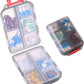 1Pack Travel Pill Organizer - 10 Compartments Pill Case, Compact and Portable Pill Box, Perfect for On-The-Go Storage, Pill Holder for Purse Gray