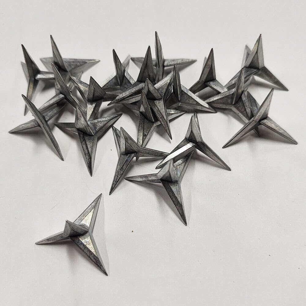 Various Styles Tire Tyre Puncture Round Nail Spikes Anti-Theft Security Car Vehicle Auto Puncture Nail (Triangle Nail-30mm 【20Pcs】)