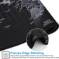 XXL Professional Large Mouse Pad & Computer Game Mouse Mat (35.4x15.7x0.1IN, Map) (90 * 40 Map)-A