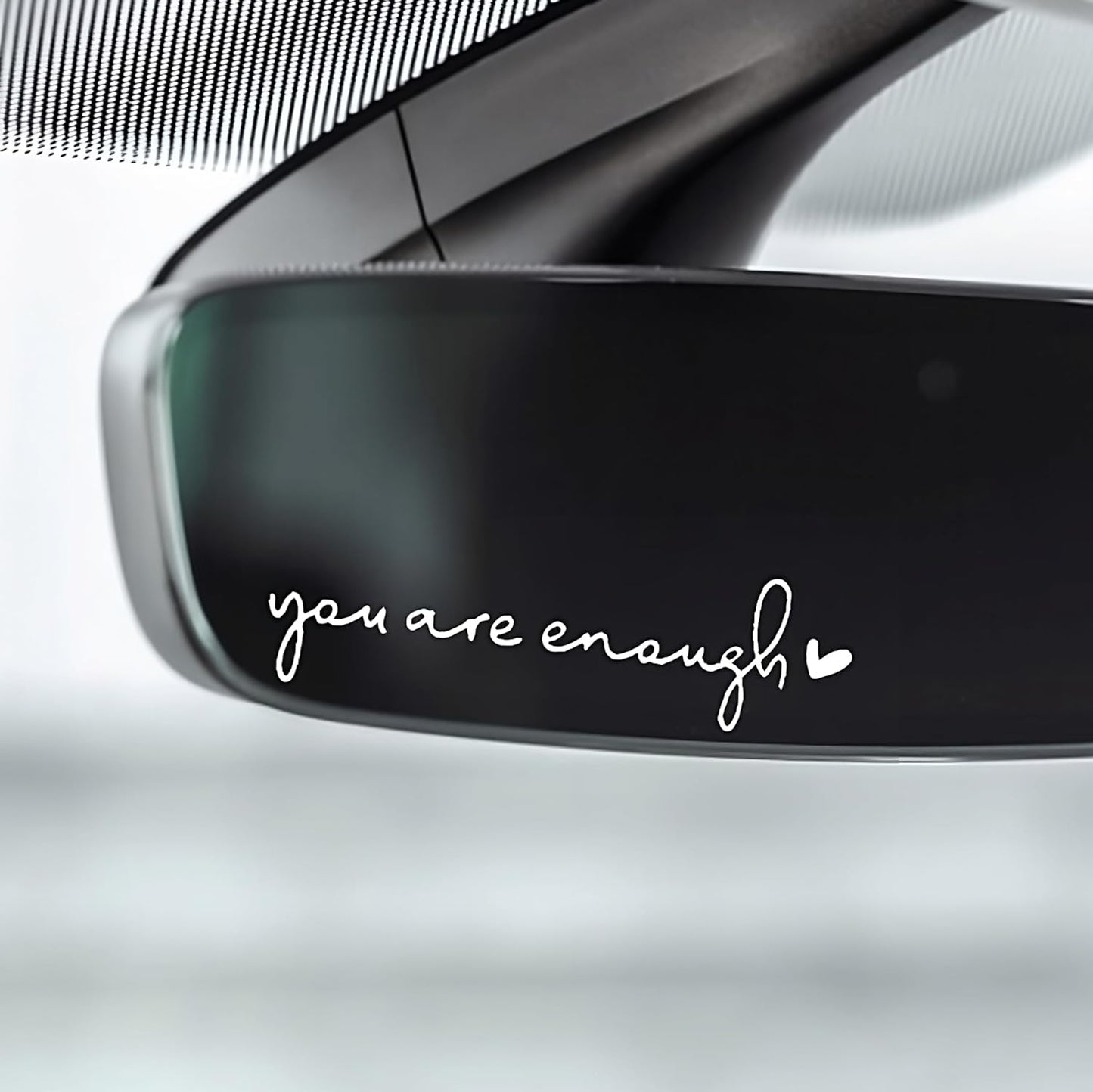 You are Enough Rearview Mirror Decal, Car Decals, Car Stickers, Car Stickers and Decals, Car Window Decals for Vehicles, Car Decals for Women, Car Window Stickers, Car Stickers for Women