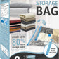 Vacuum Storage Bags, Space Saver Bags Compression Storage Bags for Comforters and Blankets, Vacuum Sealer Bags for Clothes Storage, Hand Pump Included-A