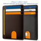 2 Sets Men's wallet wallet, ultra-thin, minimalist anti-theft brush, men's credit card bag, minimalist card bag, 12 card slot wallet
