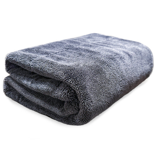 2 pack Extra Large Car Drying Towel - No Streaks, Scratches, or Water Stains - Large Premium 1300 GSM Microfiber - Double Twist and Edgeless Design for Quick and Easy Drying - 24" x 36"