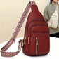 Women's casual backpack chest bag, fashionable shoulder bag, outdoor chest bag