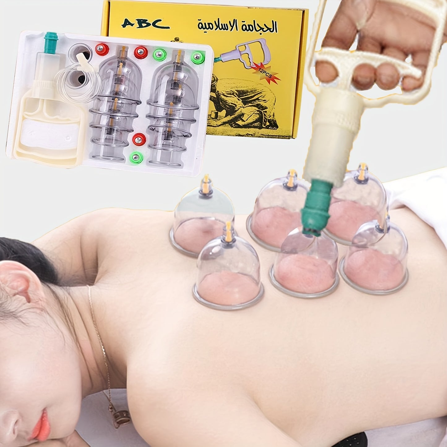 Vacuum Cupping Massage Cans Body Massager Cellulite Massager Health Monitors Products Cans Massage Cupping