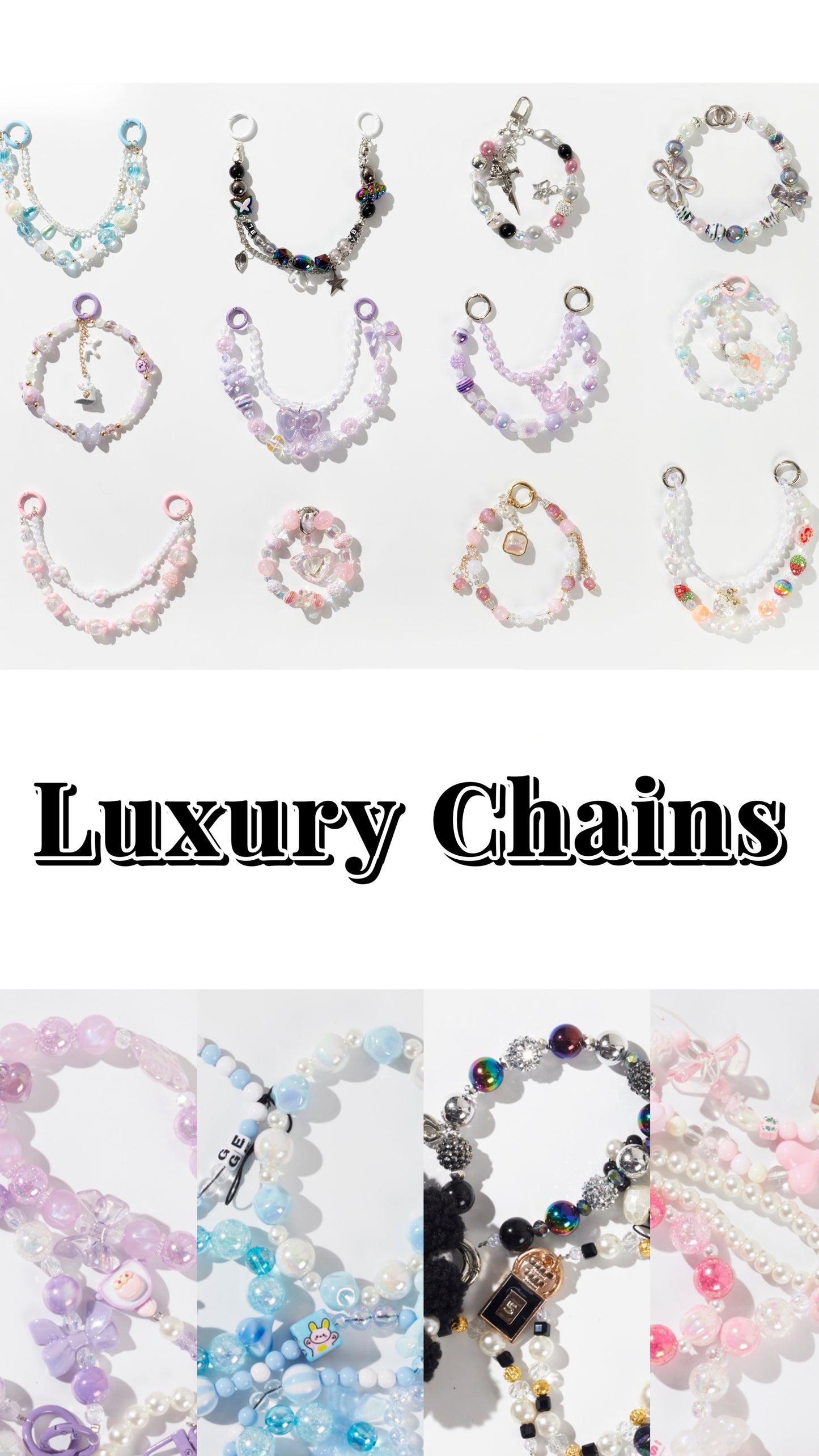 Pick your luxury chain & cases--Free shipping
