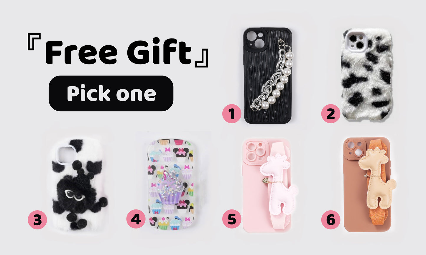 【Maddy】Buy 2 Get 2 Free Gift For iPhone